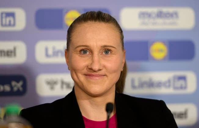 Saskia LANG DHB Press Conference Womens Handball World Championship 2025, Quarterfinals Germany GER Brazil BRA , on 09 12 2025 in Dortmund Germany Womens Handball World Championship from 26 11 14 12 2025 in Germany Netherlands Â