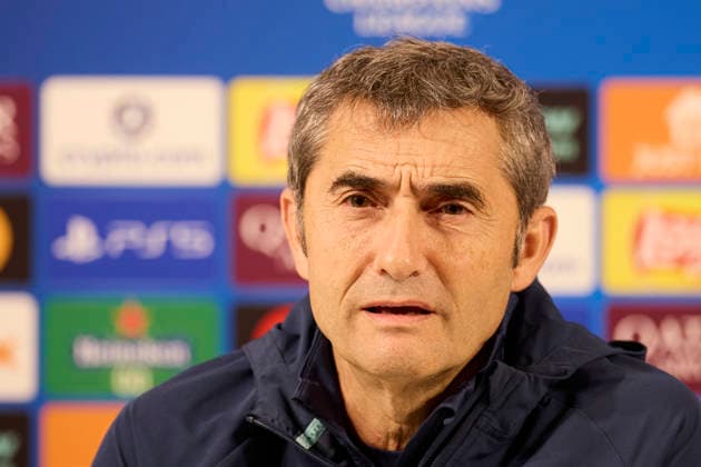 Athletic Club v Paris Saint-Germain FC - UEFA Champions League 2025-26 League Phase MD6 Ernesto Valverde head coach of Athletic Club looks on during the press conference, PK, Pressekonferenz prior to the UEFA Champions League 2025-26 League Phase MD6 match between Athletic Club and Paris Saint-Germain FC at San Mames on December 9, 2025, in Bilbao, Spain. Bilbao San Mames Basque Coountry Spain RL_ATHvPSG_CL_000022 Copyright: xRicardoxLarreinax