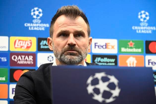 Club Brugge v Arsenal - UEFA Champions League Media Activities 09 12 2025 BRUGGE, BELGIUM - DECEMBER 09 : Leko Ivan head coach of Club Brugge talking to the press during a press conference, PK, Pressekonferenz ahead of the UEFA Champions League 2025 26 League Phase MD6 match between Club Brugge and Arsenal on December 9, 2025 in Brugge, Belgium, 09 12 2025 Brugge Belgium  Copyright: xPeterxDexVoechtx