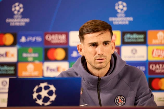 Football, CL, Paris St Germain, Press conference