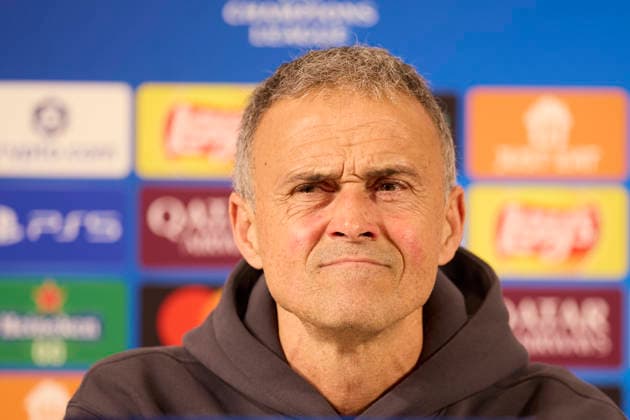Athletic Club v Paris Saint-Germain FC - UEFA Champions League 2025-26 League Phase MD6 Luis Enrique head coach of Paris Saint-Germain looks on during the press conference, PK, Pressekonferenz prior to the UEFA Champions League 2025-26 League Phase MD6 match between Athletic Club and Paris Saint-Germain FC at San Mames on December 9, 2025, in Bilbao, Spain. Bilbao San Mames Basque Coountry Spain RL_ATHvPSG_CL_000043 Copyright: xRicardoxLarreinax