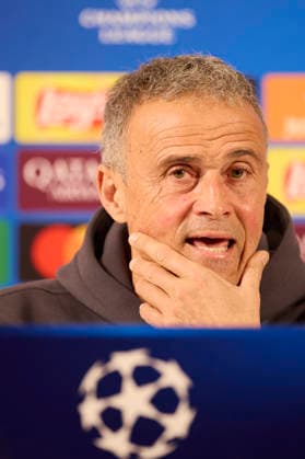 Athletic Club v Paris Saint-Germain FC - UEFA Champions League 2025-26 League Phase MD6 Luis Enrique head coach of Paris Saint-Germain looks on during the press conference, PK, Pressekonferenz prior to the UEFA Champions League 2025-26 League Phase MD6 match between Athletic Club and Paris Saint-Germain FC at San Mames on December 9, 2025, in Bilbao, Spain. Bilbao San Mames Basque Coountry Spain RL_ATHvPSG_CL_000049 Copyright: xRicardoxLarreinax