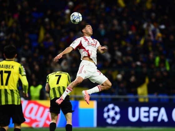 UEFA Champions League, Kairat Almaty vs Olympiacos FC - Francisco Ortega of Olympiacos FC in action during the UEFA Champions League Phase matchday 6 soccer match between Olympiacos FC and Kairat Almaty held at Astana Arena in Astana, Kazakhstan, 9 December 2025. IMAGO ONE INCH PRODUCTIONS Astana Kazakhstan Copyright: xONExINCHxPRODUCTIONSx 6772263