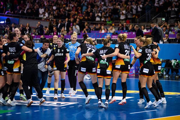 DORTMUND, GERMANY - 9 DECEMBER, 2025: - Women s Handball World Championship, WM, Weltmeisterschaft 2025 Germany vs Brazil at Westfallenhalle.  Copyright: xVitaliixKliuievx