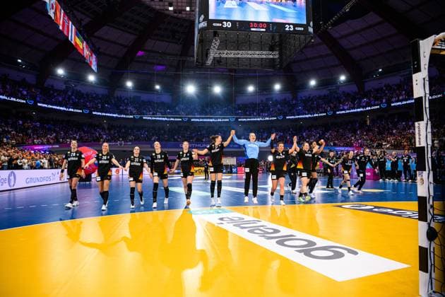 DORTMUND, GERMANY - 9 DECEMBER, 2025: - Women s Handball World Championship, WM, Weltmeisterschaft 2025 Germany vs Brazil at Westfallenhalle.  Copyright: xVitaliixKliuievx