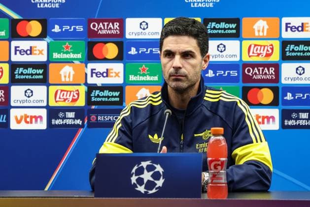 Football, CL, FC Arsenal, Press conference