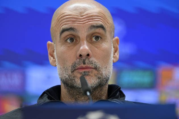 Ahead of Real Madrid v Manchester City - UEFA Champions League MADRID, SPAIN - DECEMBER 9: Head coach Pep Guardiola of Manchester City attends a press conference, PK, Pressekonferenz with the attendance of his player Bernardo Silva (not seen) ahead of UEFA Champions League week 6 football match between Real Madrid and Manchester City at Bernabeu Stadium in Madrid, Spain on December 9, 2025. Burak Akbulut Anadolu Madrid Spain. Editorial use only. Please get in touch for any other usage.  Copyright: x2025xAnadoluxBurakxAkbulutx