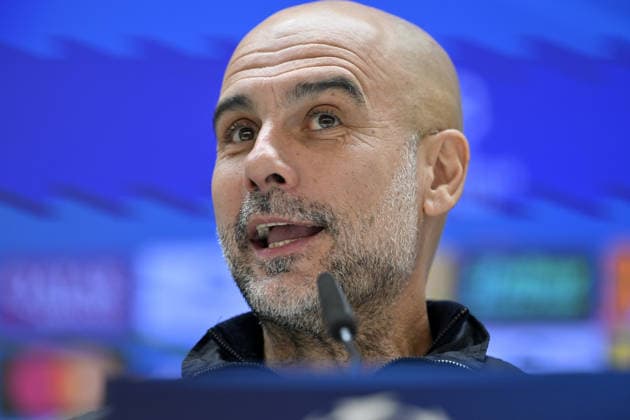 Ahead of Real Madrid v Manchester City - UEFA Champions League MADRID, SPAIN - DECEMBER 9: Head coach Pep Guardiola of Manchester City attends a press conference, PK, Pressekonferenz with the attendance of his player Bernardo Silva (not seen) ahead of UEFA Champions League week 6 football match between Real Madrid and Manchester City at Bernabeu Stadium in Madrid, Spain on December 9, 2025. Burak Akbulut Anadolu Madrid Spain. Editorial use only. Please get in touch for any other usage.  Copyright: x2025xAnadoluxBurakxAkbulutx