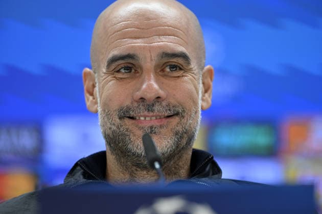 Ahead of Real Madrid v Manchester City - UEFA Champions League MADRID, SPAIN - DECEMBER 9: Head coach Pep Guardiola of Manchester City attends a press conference, PK, Pressekonferenz with the attendance of his player Bernardo Silva (not seen) ahead of UEFA Champions League week 6 football match between Real Madrid and Manchester City at Bernabeu Stadium in Madrid, Spain on December 9, 2025. Burak Akbulut Anadolu Madrid Spain. Editorial use only. Please get in touch for any other usage.  Copyright: x2025xAnadoluxBurakxAkbulutx