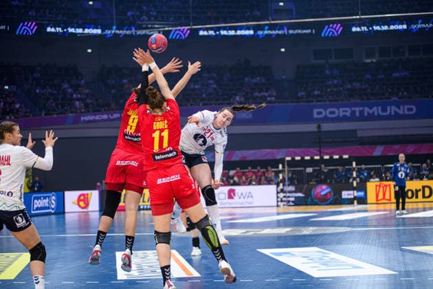 DORTMUND, GERMANY - 9 DECEMBER, 2025: Bakkerud Ingvild Kristiansen - Women s Handball World Championship, WM, Weltmeisterschaft 2025 Norway vs Montenegro at Westfallenhalle.  Copyright: xVitaliixKliuievx