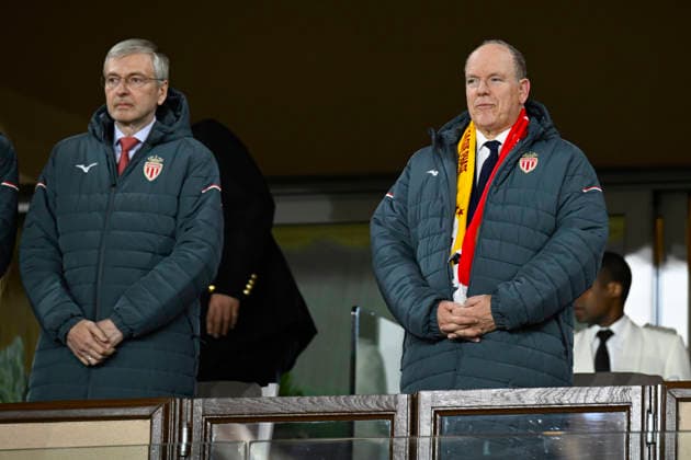 FOOTBALL : AS Monaco VS Galatasaray SK - UEFA Champions League - 09 12 2025 S.A.S Le Prince Albert II Dmitri Rybolovlev (President AS Monaco) - UEFA Champions League match between AS Monaco and Galatasaray SK on December 9, 2025 at the Louis II Stadium in Monaco. MonacoMonaco  Copyright: xWilliamxCannarellax