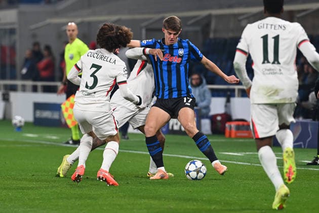 charles De ketelaere (Chelsea Fc) in action during Atalanta BC vs Chelsea FC, UEFA Champions League football match in Bergamo, Italy, December 09 2025  Copyright: xGianlucaxRicci IPAxSportx xipa-agency.netx xx IPA_68961628 IPA_Agency_IPA68961628