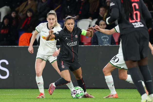 Football, Women, CL, Paris St. Germain - Oud-Heverlee Leuven