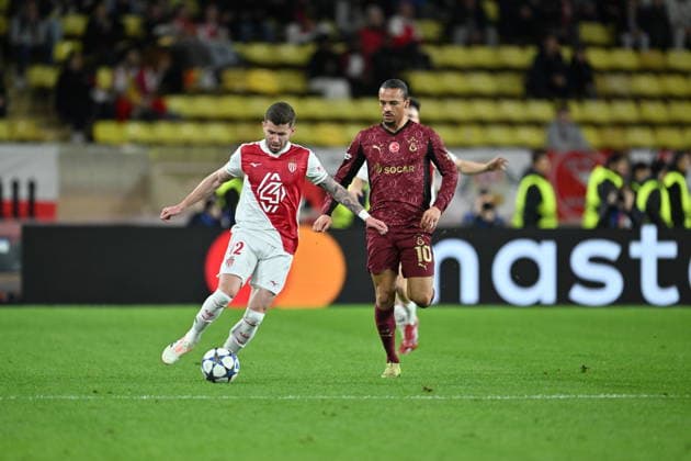 Monaco v Galatasaray - UEFA Champions League MONACO, MONACO - DECEMBER 09: Leroy Sane of Galatasaray in action during the UEFA Champions League group stage week 6 match between Monaco and Galatasaray at Stade Louis II in Monaco, Monaco on December 09, 2025. Mustafa Yalcin Anadolu Monaco Monaco. Editorial use only. Please get in touch for any other usage.  Copyright: x2025xAnadoluxMustafaxYalcinx