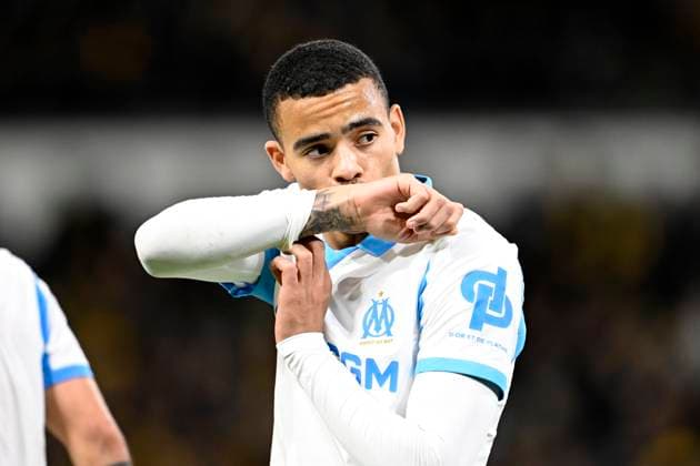 Royale Union Saint-Gilloise v Marseille - UEFA Champions League BRUSSELS, BELGIUM - DECEMBER 09 : Greenwood Mason forward of OM Marseille celebrates scoring a goal during the UEFA Champions League 2025 26 League Phase MD6 match between Royale Union Saint-Gilloise and Marseille on December 9, 2025 in Brussels, Belgium, 09 12 2025 Brussels Belgium  Copyright: xNicoxVereeckenx