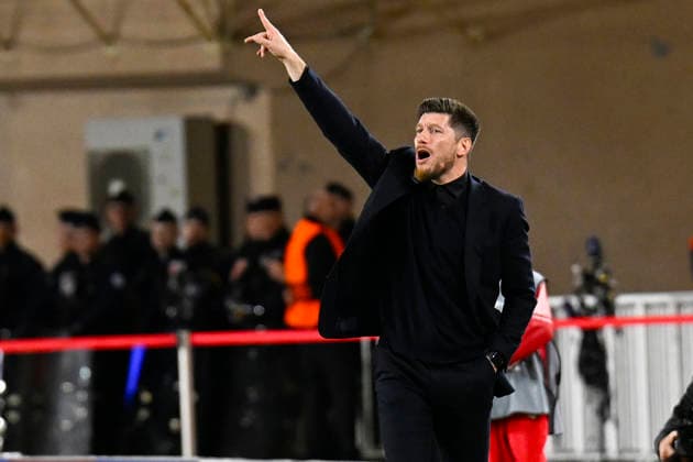 FOOTBALL : AS Monaco VS Galatasaray SK - UEFA Champions League - 09 12 2025 SÃ bastien Pocognoli (coach AS Monaco) - UEFA Champions League match between AS Monaco and Galatasaray SK on December 9, 2025 at the Louis II Stadium in Monaco. MonacoMonaco  Copyright: xWilliamxCannarellax