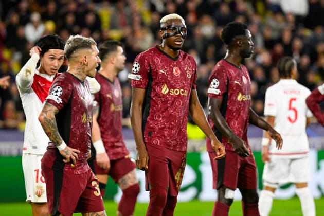 FOOTBALL : AS Monaco VS Galatasaray SK - UEFA Champions League - 09 12 2025 Victor Osimhen (Galatasaray SK) - UEFA Champions League match between AS Monaco and Galatasaray SK on December 9, 2025 at the Louis II Stadium in Monaco. MonacoMonaco  Copyright: xWilliamxCannarellax