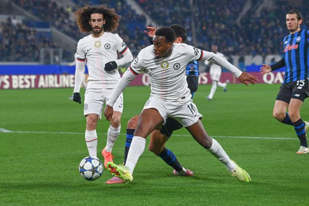 CALCIO - UEFA Champions League - Atalanta BC vs Chelsea FC Jamie Gittens (Chelsea Fc) in action during Atalanta BC vs Chelsea FC, UEFA Champions League football match in Bergamo, Italy, December 09 2025 Bergamo Italy  Copyright: xIPAxSport ABACAx
