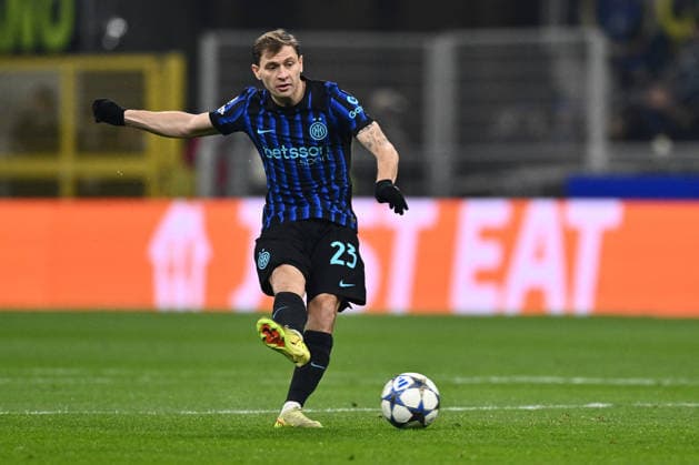 CALCIO - UEFA Champions League - Inter - FC Internazionale vs Liverpool FC Nicolo Barella of F.C. Inter is in action during the UEFA Champions League phase day 6 football match between F.C. Inter ad Liverpool F.C. at the San Siro Stadium on December 9, 2025 in Milan, Italy. Milano Italy  Copyright: xIPAxSport ABACAx