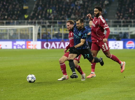 Henrikh Mkhitaryan of FC Inter during the Uefa Champions League,, 2025 26 season, football match between Inter FC and FC Liverpool, on 09 December 2025 at â?? Giuseppe Meazza Stadium, San Siro, Milan, Italy. Photo Nderim KACELI  Copyright: xNderimxKaceli IPAxSportx xipa-agency.netx xx IPA_68963899 IPA_Agency_IPA68963899