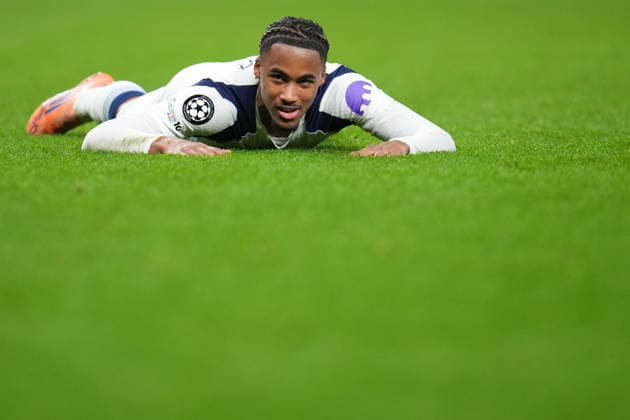 UEFA Champions League Matchday 6 of 8 Tottenham Hotspur v Slavia Prague Wilson Odobert of Tottenham Hotspur during the UEFA Champions League Matchday 6 of 8 Tottenham Hotspur vs Slavia Prague at Tottenham Hotspur Stadium, London, United Kingdom, 9th December 2025 (Photo by Harvey Murphy News Images) Copyright: xHarveyxMurphy NewsxImagesx