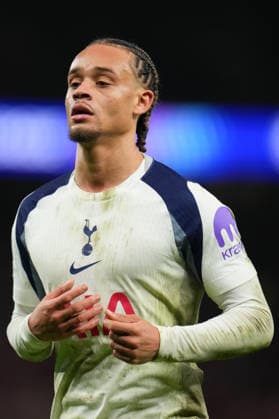 UEFA Champions League Matchday 6 of 8 Tottenham Hotspur v Slavia Prague Xavi Simons of Tottenham Hotspur during the UEFA Champions League Matchday 6 of 8 Tottenham Hotspur vs Slavia Prague at Tottenham Hotspur Stadium, London, United Kingdom, 9th December 2025 (Photo by Harvey Murphy News Images) Copyright: xHarveyxMurphy NewsxImagesx