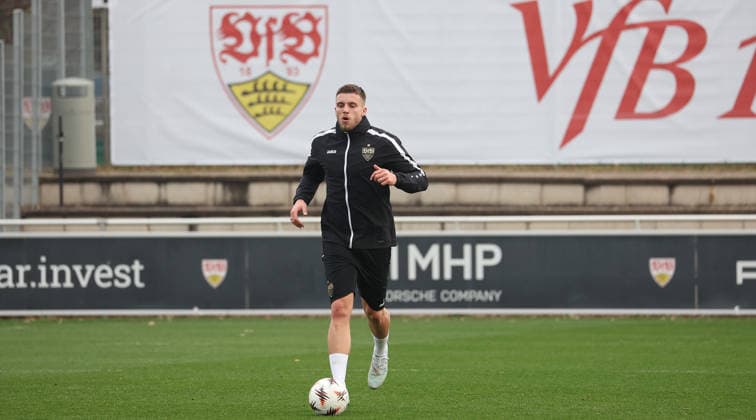 Football, EL, VfB Stuttgart training