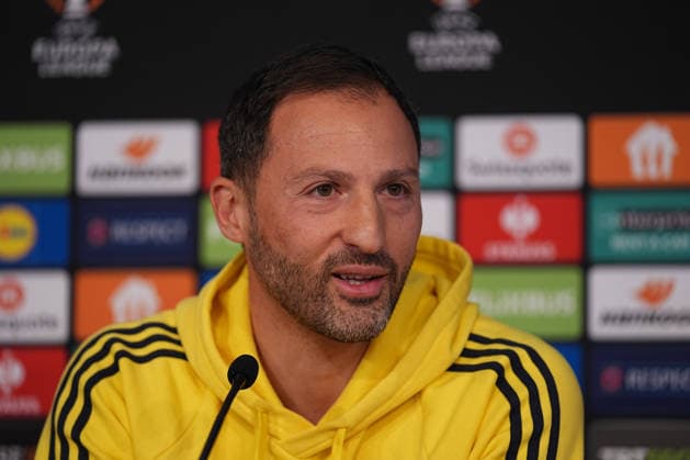 Ahead of UEFA Europa League Brann v Fenerbahce match ISTANBUL, TURKIYE - DECEMBER 10: Head coach Domenico Tedesco of Fenerbahce holds a press conference, PK, Pressekonferenz at Can Bartu Facilities in Istanbul, Turkiye on December 10, 2025, ahead of UEFA Europa League 6th week match between Brann and Fenerbahce. Adem Kutucu Anadolu Istanbul Turkey. Editorial use only. Please get in touch for any other usage.  Copyright: x2025xAnadoluxAdemxKutucux