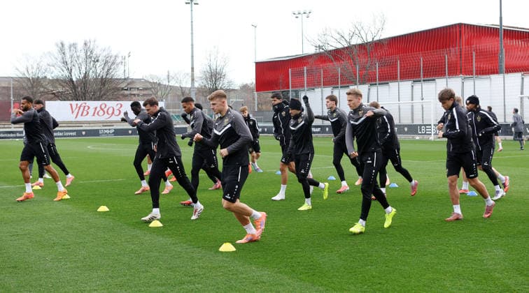 BAU 10 12 2025 Stuttgart Football VfB Stuttgart Training, Feature Overview