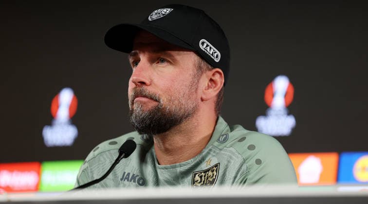 Football, EL, VfB Stuttgart press conference