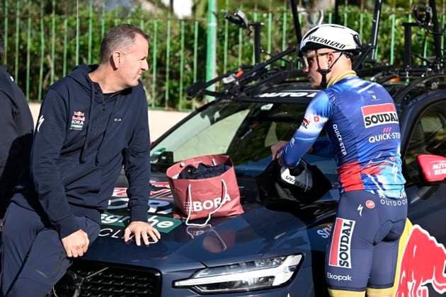 Media day of Red Bull-BORA-hansgrohe BINISSALEM, SPAIN - DECEMBER 10 : Evenepoel Remco (BEL) of Red Bull BORA - Hansgrohe pictured during the media day of the Red Bull-BORA-hansgrohe cycling team at Central Studios Mallorca on December 10, 2025 in Binissalem, Spain, 10 12 2025 Binissalem Spain  Copyright: xJanxDexMeuleneirx