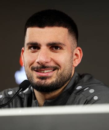 BAU 10 12 2025 Stuttgart Football VfB Stuttgart Press conference, Deniz Undav