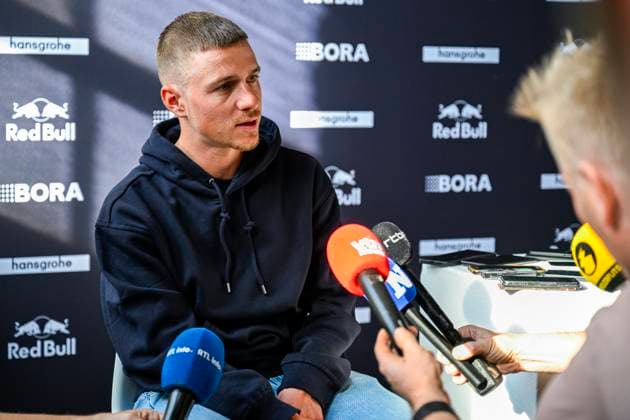 Media day of Red Bull-BORA-hansgrohe BINISSALEM, SPAIN - DECEMBER 10 : Evenepoel Remco (BEL) of Red Bull BORA - Hansgrohe pictured during the media day of the Red Bull-BORA-hansgrohe cycling team at Central Studios Mallorca on December 10, 2025 in Binissalem, Spain, 10 12 2025 Binissalem Spain  Copyright: xJanxDexMeuleneirx