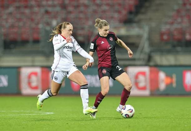 Football, Women, 1st BL, 1. FC Nürnberg - Eintracht Frankfurt