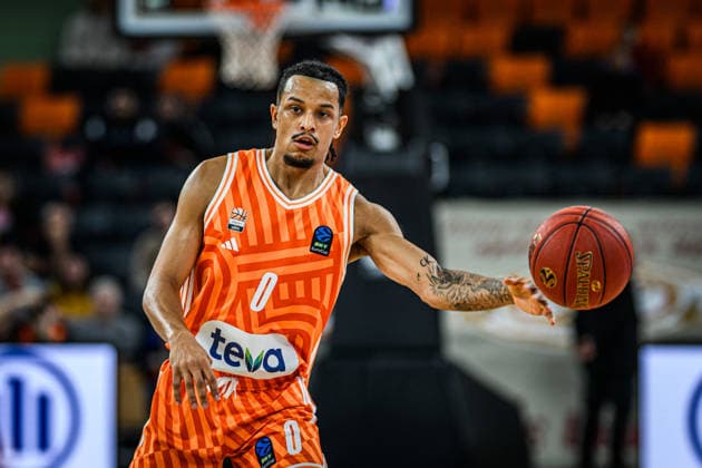 Nelson Weidemann ratiopharm ulm controls the Ball during the Basketball Eurocup match between ratiopharm ulm and Turk Telekom Ankara at ratiopharm Arena on December 10, 2025 in Neu Ulm, Germany Photo by Harry Langer DeFodi Images