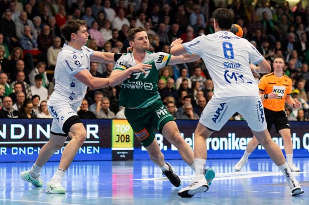David SCHMIDT FRISCH AUF Goeppingen, 77 GER, FRISCH AUF Goeppingen vs TBV Lemgo, Handball, Bundesliga, Matchday 16, Season 2025 2026, 10 12 2025, GER, FRISCH AUF Goeppingen vs TBV Lemgo, Handball, Bundesliga, Matchday 16, Season 2025 2026, 10 12 2025, Goeppingen Copyright: xEibnerxPressefoto OliverxSchmidtx EP_OST