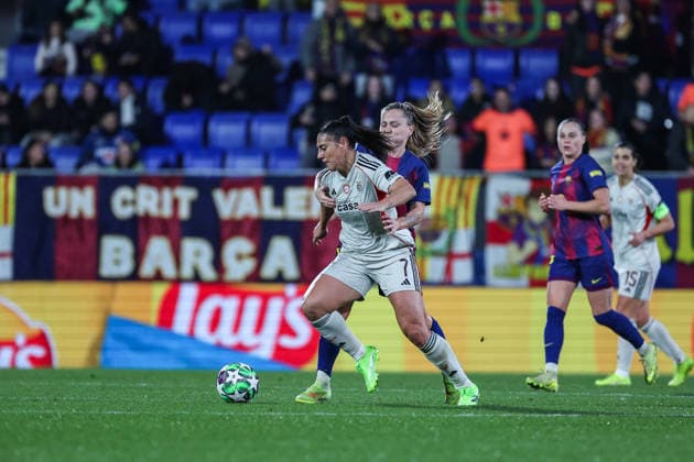 Cristina Martin-Prieto ( SL Benfica Womens team ) in action during the match between FC Barcelona, Barca Womens team and SL Benfica Womens team, valid for Womens Champions League 2025 2026 at Estadi Johan Cruyff on 10 December 2025. Barcelona Estadi Johan Cruyff Barcelona Portugal Copyright: xIMAGOx xPRIMExSPORTSxIMAGESx xFILIPExOLIVEIRAx