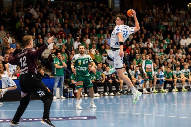 Joel WILLECKE TBV Lemgo Lippe, 24 GER, FRISCH AUF Goeppingen vs TBV Lemgo, Handball, Bundesliga, Matchday 16, Season 2025 2026, 10 12 2025, GER, FRISCH AUF Goeppingen vs TBV Lemgo, Handball, Bundesliga, Matchday 16, Season 2025 2026, 10 12 2025, Goeppingen Copyright: xEibnerxPressefoto OliverxSchmidtx EP_OST