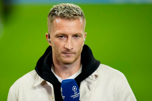 Marco Reus looks on during the UEFA Champions League 2025 26 League Phase MD6 match between Borussia Dortmund and FK Bodo Glimt at BVB Stadion Dortmund on December 10, 2025 in Dortmund, Germany Photo by Alex Gottschalk DeFodi Images