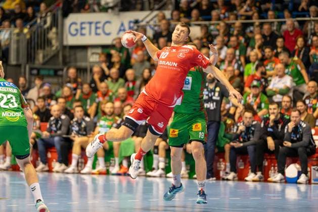 Germany HBL DAIKIN Handball Bundesliga 2025 26, 16 Matchday SC Magdeburg vs MT Melsungen GETEC Arena Magdeburg Uladsislau Kulesch MT Melsungen, 20 Copyright: xTomxLauruschkatx
