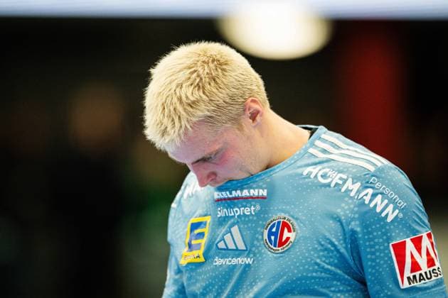 10 12 2025 Handball, 2025 2026, 1 Bundesliga, Matchday 16, GWD Minden HC Erlangen Marek Nissen Erlangen