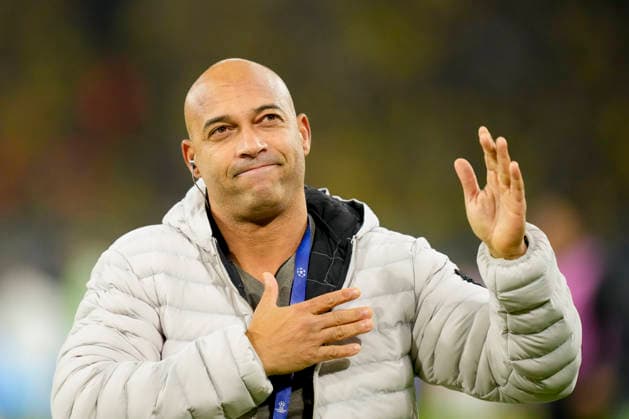 Dede gestures during the UEFA Champions League 2025 26 League Phase MD6 match between Borussia Dortmund and FK Bodo Glimt at BVB Stadion Dortmund on December 10, 2025 in Dortmund, Germany Photo by Alex Gottschalk DeFodi Images