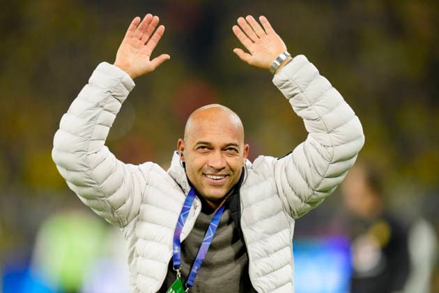 Dede gestures during the UEFA Champions League 2025 26 League Phase MD6 match between Borussia Dortmund and FK Bodo Glimt at BVB Stadion Dortmund on December 10, 2025 in Dortmund, Germany Photo by Alex Gottschalk DeFodi Images