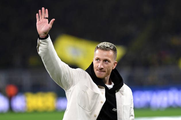 Marco Reus gestures during the UEFA Champions League 2025 26 League Phase MD6 match between Borussia Dortmund and FK Bodo Glimt at BVB Stadion Dortmund on December 10, 2025 in Dortmund, Germany, Germany Photo by Ralf Treese DeFodi Images Marco Reus gestures during the UEFA Champions League 2025 26 League Phase MD6 match between Borussia Dortmund and FK Bodo Glimt at BVB Stadion Dortmund on December 10, 2025 in Dortmund, Germany Photo by Ralf Treese DeFodi Images
