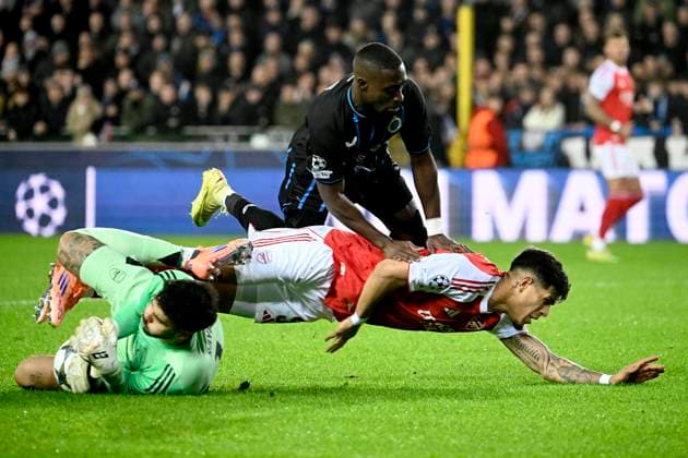 Football, CL, FC Bruges - FC Arsenal