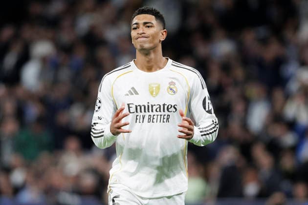 UEFA champions league - Real Madrid vs Manchester City MADRID, SPAIN - December 10:Jude Bellingham of Real Madrid reacts to a missed opportunity during the UEFA champions league 2025 26 match between Real Madrid and Manchester City at Santiago Bernabeu Stadium. (Photo by Guille Martinez f22photo) Madrid Santiago Bernabeu Stadium Spain Copyright: xGuillermoxMartinezx