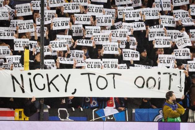Club s supporters pictured during a soccer game between Belgian soccer team Club Brugge KV and English Arsenal F.C, on Wednesday 10 December 2025 in Brugge, on day 6 (out of 8) of the League phase of the UEFA Champions League tournament. KURTxDESPLENTER  x148012110x