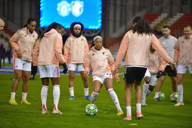 the venue for the UWCL match between Manchester United, ManU and OL Lyonnes at the Progress with Unity Stadium, Manchester, England Copyright: xClarexOverfieldx xSPPx Sportspressphoto_SPR72742