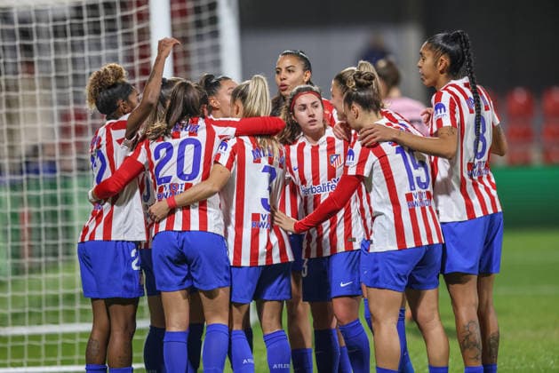 ESP, Madrid, Atletico Madrid vs FC Bayern Munich, WomenÂs Champions League, Football, UEFA, Season 2025 2026, Centro Deportivo Wanda Alcala de Henares, 5 Matchday in picture Vilde Boe Risa, Goal, joy, jubilation and emotion Gol, alegria, jubilo y emocion DFB DFL REGULATIONS PROHIBIT ANY USE OF PHOTOGRAPHS AS IMAGE SEQUENCES AND OR QUASI VIDEO, 10 12 2025 Copyright: HMBxMedia HendrikxHamelau