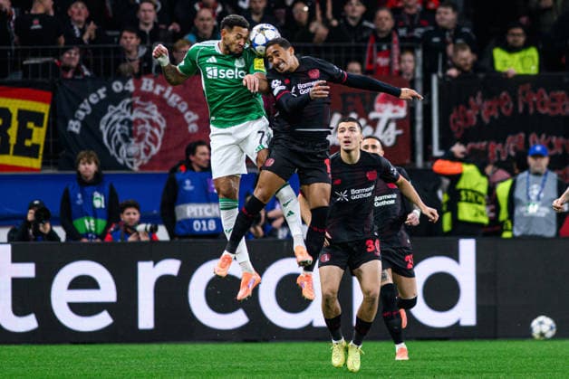 LEVERKUSEN, GERMANY - 10 DECEMBER, 2025: Arthur, Joelinton - UEFA Champions League, match Bayer 04 Leverkusen vs Newcastle United at BayArena.  Copyright: xVitaliixKliuievx